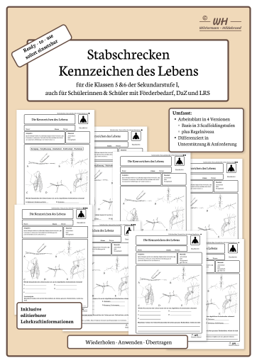 Titel von Kennzeichen von Leben an Stabschrecken